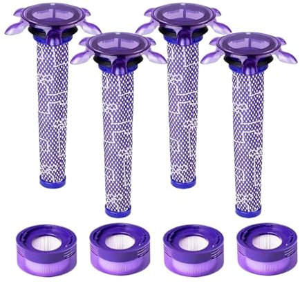 Repuesto De Filtro De Aspiradora, Compatible Con Filtros Posteriores Y Prefiltros For Aspiradora Inalámbrica Dyson V8 Mattress, N.° De Pieza 965661-05