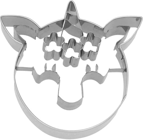 Birkmann, Ausstechform Einhorn, Edelstahl, 2,5×7,5×7 cm