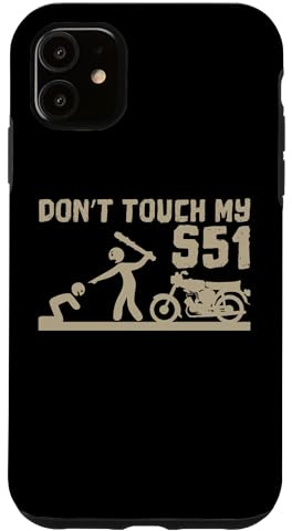 Dont Touch My Simson S51 Moped Hülle für iPhone 11