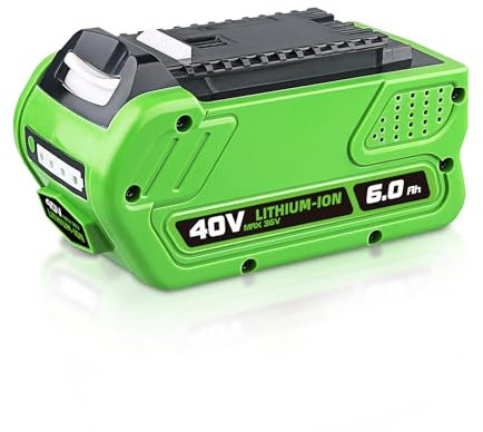 PERSEVER 40 V 6.0 Ah 29462 Li-ion replacement for Greenworks Compatible with Greenworks battery 40 V. Cordless power tools 29462 29252 20202 22262 25312 25322 20642