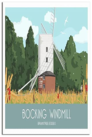 2000 Piece Jigsaws，Essex Bocking Windmill Jigsaws Puzzles 2000 Pieces Classic Jigsaws Educational Games Toys ， Best Gift for Adults and Kids 100x70cm