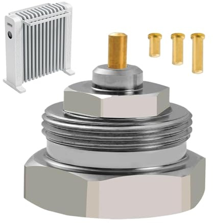 Vanne de radiateur à vapeur | Connecteur thermostatique métallique Adaptateur - Joint de tuyau pour régulation thermique | Pour chauffage dans la maison, la chambre et le salon