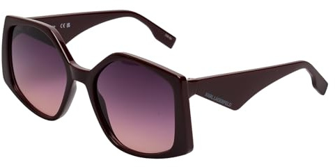 KARL LAGERFELD Moderne quadratische Sonnenbrille für Damen KL6208S