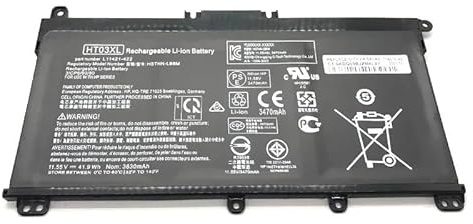 LIOZDMD Batería HT03XL Original para portátil HP Pavilion 14-CE0001LA, 14-CE0014TU, 14-CE0010CA, HSTNN-LB8L, L11421-421, Serie 250, 255 y G7