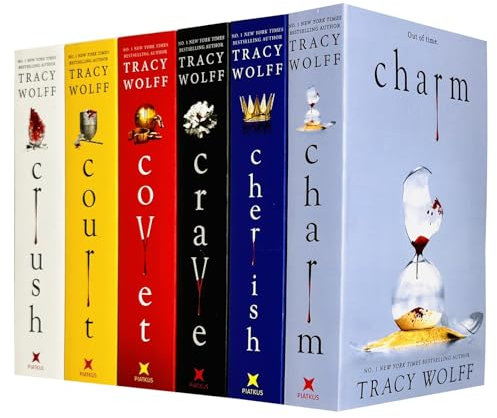 Crave Series 6 Books Collection Set By Tracy Wolff (Crave, Crush, Covet, Court, Charm)