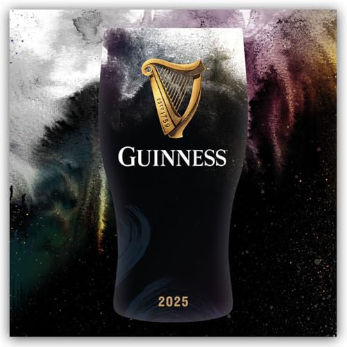 Guinness 2025 – Wand-Kalender: Original Carousel-Kalender [Mehrsprachig] [Kalender] (Wall-Kalender)