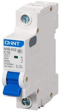 HaiMa Chnt Nxb-63 1P 230V 50Hz C Type Disjoncteur Miniature-Blanc 1A