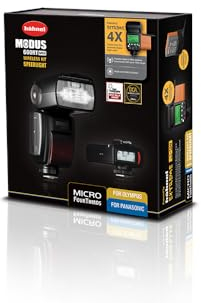 Hähnel - MODUS 600RT MK II - Drahtlos-Kit - für Micro Four Thirds - Drahtlose Verbindung - TTL, Manuell & Multi-Modi - Schnellverschluss-Blitzschuh - Eingebauter 2.4GHz Funkempfänger & -sender