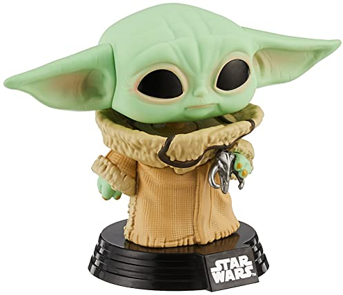 Funko POP! Star Wars: The Mandalorian-Grogu (The Child, Baby Yoda) mit Necklace - (Amazon EXCLUSIVE) - Amazon-Exklusiv - Vinyl-Sammelfigur - Geschenkidee - Offizielle Handelswaren - TV Fans