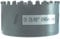 Scie-cloche en carbure de tungstène 86 mm – Scie-cloche en carbure de tungstène, pour stuc, brique, plâtre renforcé, fibre de verre et carrelage en céramique, pour cloison sèche et blocs de ciment