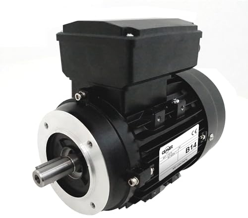 Elektromotor, 1,1 kW, 3000 U/min, 220 V, einphasig, Cemer My8022b14 – Flansch B14