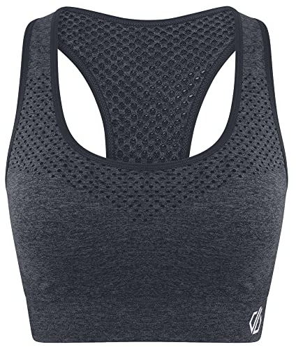 Dare 2b Damen Dont Sweat It Bra, Ebony/Ebony, M EU