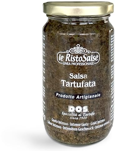 Salsa Tartufata 190g - Salsa pronta al Tartufo - Utilizzata nei ristoranti e da cuochi Professionisti - Tartufo Italia Umbria - Artigianale Umbria - Made in Italy