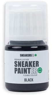 Sneakers ER SneakerPainter Peinture permanente pour baskets en cuir souple Noir 30 ml