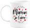 quotedazur - Mug Cadeau Maman - Maman Je T'aime - Tasse Cadeau Fête Des Mères - Blanc/Céramique