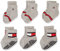 Tommy Hilfiger Unisex Baby pakke Flag Sock 6 Pack Ecom, Grau, 19-22 EU