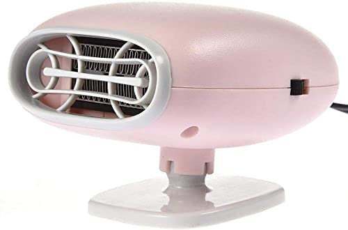 12V Car Van Cigarette Lighter Heater Cooling Fan Defroster Demister Pink plastic 2 in1 Car Cigarette Lighter Heater Cooling Fan Defroster Demister Pink portable