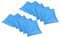 PATIKIL Bean Bag Set 10Pack Bohnensack Cornhole Sitzsäcke Segeltuch Sandsack Canvas Sandsäcke für Karneval Party Hand Wurfspiel Blau