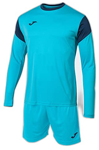 Joma Kit Brand Model Set Phoenix GK Turquoise Navy Fluorescent