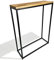 FLEXISTYLE Konsolentisch schwarz Metall Holz Eiche Industrial LOFT Design (60x80x20 EIN Regal)