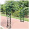 Schwer Rosenbogen Verzinkt Gartenbogen Metall Stabil Torbogen Für Kletterpflanzen Freistehend Pflanzen Rankhilfe Rankgitter Rosengestell Rankbogen 140x230cm 240x230cm 280x230cm (Color : Grün, Size :