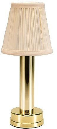 LED Cordless Rechargeable Table Lamp - Battery Operated Desk Lamp, Small Wireless Table Light, Dimming Portable Battery Powered Touch Lamp for Restaurant Dining Home Dinner Patio