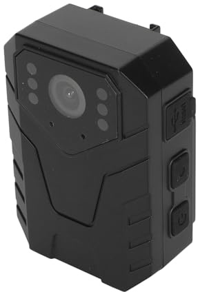 GOWENIC 4K 1080P HD WiFi-Körperkamera, wasserdichte Nachtsicht, Bewegungserkennung, Tragbarer -Taschenvideorecorder mit Rückenclip, für die Strafverfolgung