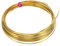 PATIKIL Half Hard Brass Wire, 1Pcs 12Gauge/2x1mm Diameter 6m/19.68ft Craft Wire for Jewelry Making Beading Garden Plants