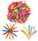 100 Stück Raketenballons Bunte Lange Streifenballons Raketen Luftballons mit Blasrohr, Gedrehte Luftballons Fliegende Ballons Modellier mit Pfeifen für Feiertage Geburtstag Hochzeit Party Dekoration