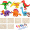 26 Stück Dinosaurier Holzbastelsets für Kinder, Holz Basteln Bastelset Kinder Basteln Mädchen 4 5 6 7 8 9 10 Jahre Basteln Kindergeburtstag Spiele, 3D Puzzle Dino Geburtstag Geschenke Mädchen Jungen