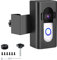 dentedeleao Video Doorbell Mount, Anti-Theft Doorbell Mount Compatible with Video Doorbell 1/2/3/3plus/4/Pro, Versatile Video Doorbell Holder for Houses/Apartments/Dorm/Office(Black, No Drilling)