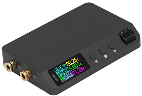 Fuente de Alimentación CC Ajustable 100W 30V 5A Pantalla Digital Fuente de Alimentación de Escritorio Interruptor Regulador de Voltaje con Soporte para Protocolo de Carga Rápida