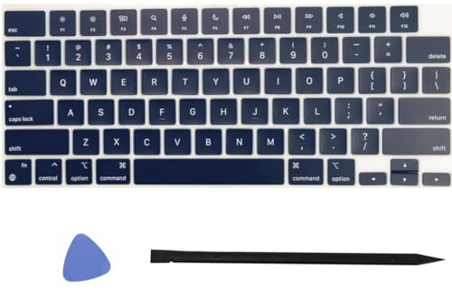 Ersatz-Tastatur-Set mit Tastenkappen und Werkzeug, passend für MacBook Air 13,6 Zoll Modell A2681 EMC 4074 MLY33LL/A MLY43LL/A 15,3 Zoll Modell A2941 EMC 8301 MQKW3LL/A (M2) Mitte 2022 2023 Jahr