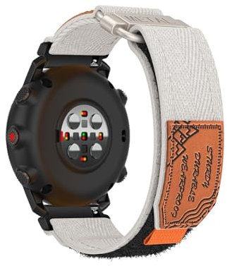 Nylon Armbänder Kompatibel mit Polar Vantage V3 Armband mit Elegant Leder Tags Atmungsaktives Band für Herren Damen, Verstellbare Metall Sport Ersatzarmband für Polar Vantage V3 Uhrenarmband (C,M)