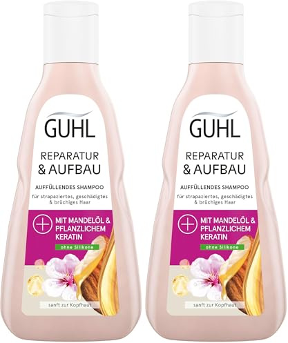 Guhl Tiefen Aufbau Shampoo - Inhalt: 250 ml - Reparatur für geschädigtes Haar (Packung mit 2)