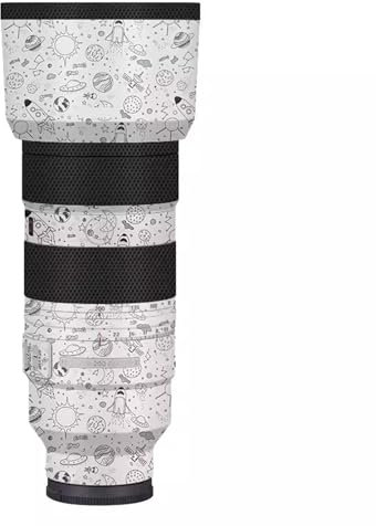 Film de protection anti-rayures pour objectif d'appareil photo Sony FE 70–200 mm F2.8 GM OSS II 2.8 (dessin animé blanc spatial)