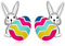 Ohrringe Ostern Damen Mädchen, Osterohrringe Exquisit Hasen Ohringe Niedlich Ohrstecker, Interessant Oster Ohrringe für Frauen Mädchen Schmuckgeschenke (B)