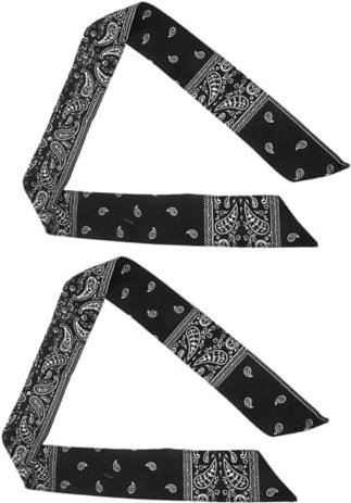 BATHVEVE 2stücke Elastische Kopfband Halstuch Für Männer Und Frauen Sportliches Haaraccessoire Schweißband Für Fitness Piratendesign Vielseitig Einsetzbar Mit Zufälligem Muster
