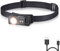 UltraFire LED Kopflampe Aufladbar 500 Lumen mit Rotem Licht, 360° Drehbare Stirnlampe, 6 Modi Klemmleuchte Arbeitslicht, Kleine Helmlampe mit Magnet