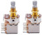Xiniy 4X Guitar Pots 500K Short Split Shaft Audio Taper Push/Pull Potentiometer