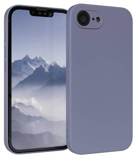 EAZY CASE - Silikonhülle für iPhone 16e Hülle Silikon Case Blau weich stoßfeste Handyhülle Schutzhülle mit Kameraschutz Dünn Premium Schutz Cover TPU Phone Bumper in Eisblau Matt