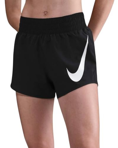 Nike Damen Laufshorts Nike Dri-fit One Swoosh Lockere Laufshorts mit Innenslip, Mittelhohem Bund (Ca. 8 cm) für Damen