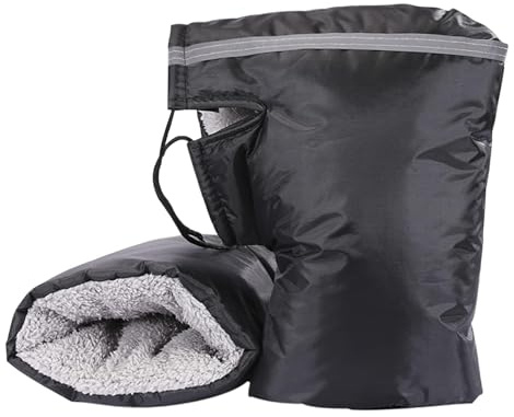 NFDJYDZRMB 1 Paire Gants Guidon Moto, pour PCX125 PCX150 PCX160 PCX 125 PCX 150 PCX 160 Chauffe-Mains, Réfléchissants Gants Peluche épaisse Manchons Guidon d'hiver,A-Normal