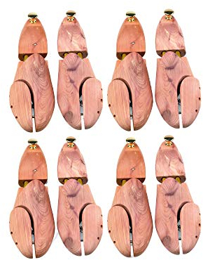 Cathcart Elliot 4 Pairs Size UK 9 / EU43 Red Cedar Wood Shoe Trees for Men