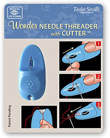 Taylor Seville Originals - Taylor Seville Originals Wunder Blau Nadel Einfädler Werkzeug mit Eingebaut Faden Cutter für Nähen und Stickerei Projekte - 1 Stück