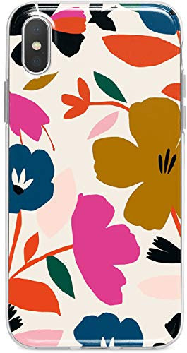 LA COQUERIE Coque Samsung Galaxy S7 Fleurs Effet POPSILICONE à Motif. Housse DE PROTÉCTION pour TÉLÉPHONE. FABRIQUÉ en France pour Smartphone
