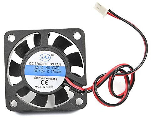 Othmro 12V DC Brushless Cooling Fans 40x40x10mm Oil Bearing Low Noise Air Exhaust Vent Fans Cooling Radial Centrifugal Flow Blower with 2 Pin Plug for Computer Case Humidifier Aromatherapy