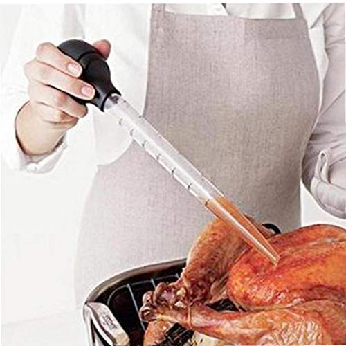 30 ML Kitchen Cooking Gadgets Turkey Oil Dropper Chicken Barbecue Food Baster Syringe Clear Tube Pipe