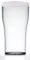 Single Elite Tulip 2 Pint CE Marked Polycarbonate Clear Glass with Lid