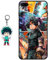 Staremeplz Compatible iPhone 7 Plus/8 Plus Case - Anime Figure Design with Keychain, Soft Silicone TPU Protective Phone Case